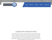 Tablet Screenshot of groundeffectsbyjamesjoseph.com